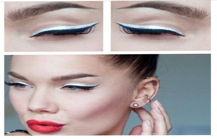 How to use white eyeliner