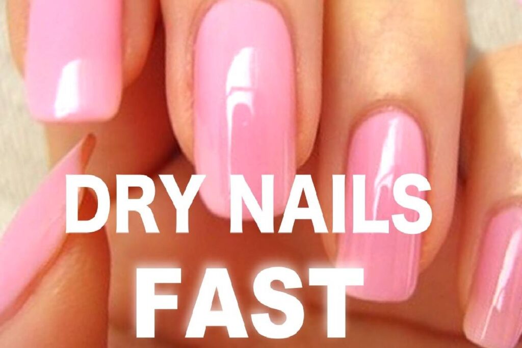 dry nails faster