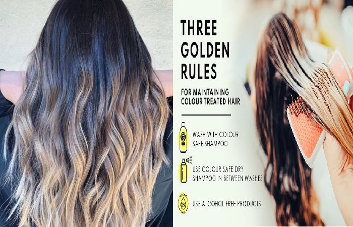 Maintain Black Hair with Blonde Underneath