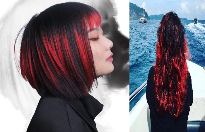 Red Highlights On Black Hair Overview