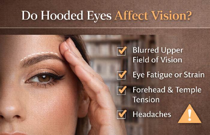Do Hooded Eyes Affect Vision