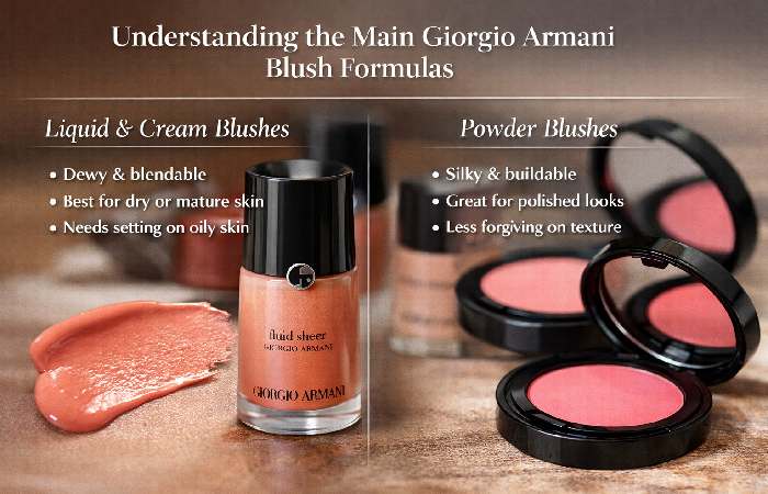 Understanding the Main Giorgio Armani Blush Formulas