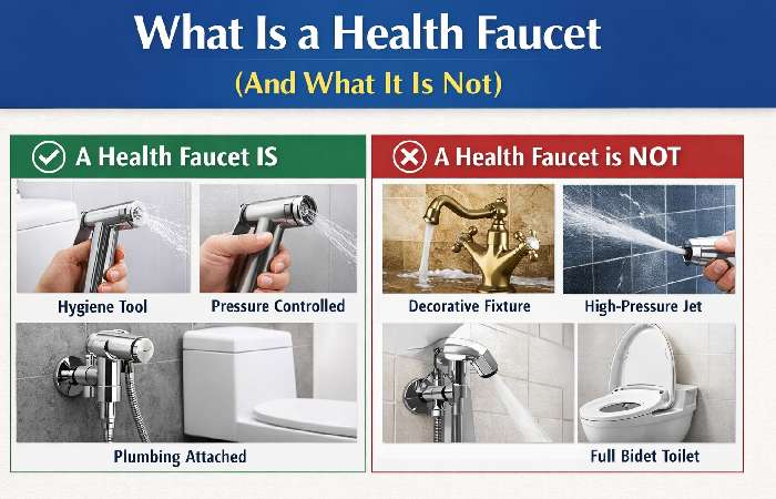 What Is a Health Faucet (And What It Is Not)
